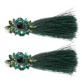 thumbnail image 4 of Pendientes de Aleación con Forma de Flor y Borlas Shaofei, 4 of 5