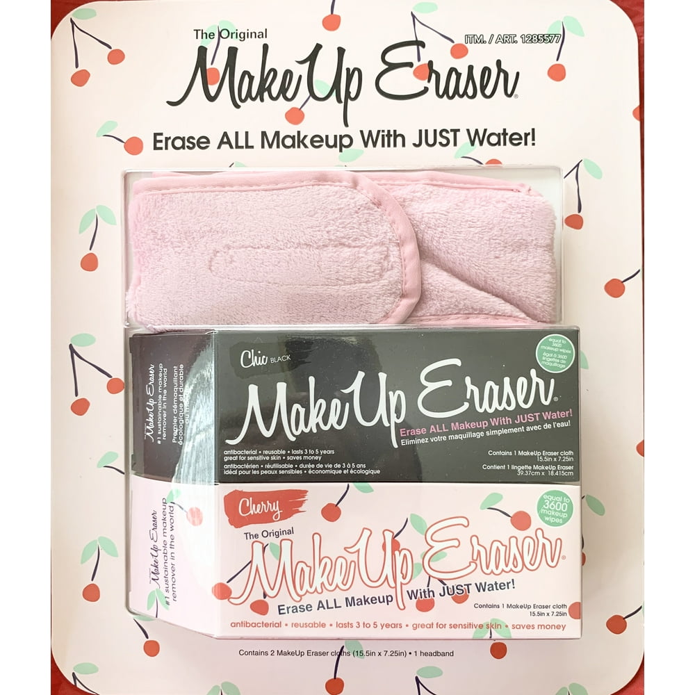 The Original MakeUp Eraser 3Piece Set 2 Full Size Makeup Eraser