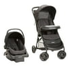 Cosco Lift and Stroll Plus Travel System with Light N Comfy Infant Car Seat, Black Arrows