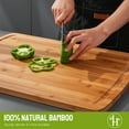 thumbnail image 6 of 36 x 24 inch Countertop Bamboo Cutting Boards - 4XL Extra Large Chopping Boards for Kitchen, 6 of 8