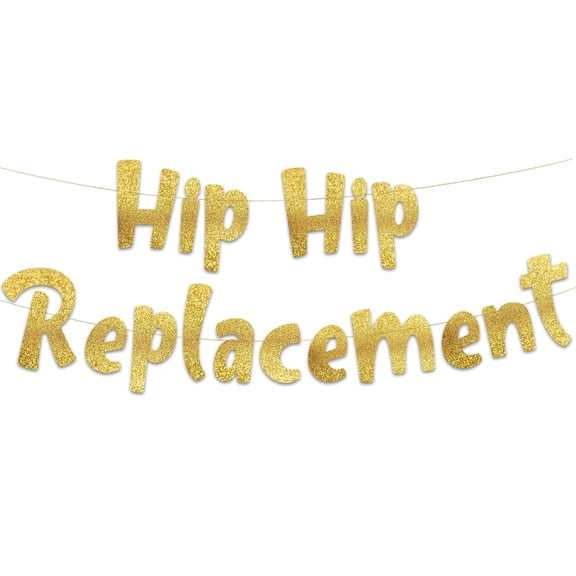 Funny Gold Glitter Banner Happy Mens Birthday Party Supplies, Ideas, and Gifts 21st, 30th, 40th, 50th, 60th, 70th, 80th Adult Birthday Decorations