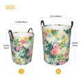 thumbnail image 5 of Haiem Tropical Flowers Laundry Basket, Laundry Hamper, Collapsible Laundry Baskets, Dirty Clothes Hamper, Waterproof with Handles for College Dorm, Family-Small, 5 of 8