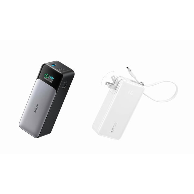 Cargador Power Bank Anker 737 de 3 puertos, 24000 mAh y 140 W