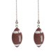 thumbnail image 1 of KAKOWELY 2 piezas de cadena colgante con forma de rugby, lámpara colgante, adorno para lámpara colgante, 1 of 5