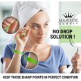 thumbnail image 3 of Surgical Tweezers for Ingrown Hair - Precision Sharp Needle Nose Pointed Tweezers for Splinters, Ticks & Glass Removal - Best for Eyebrow Hair, Facial Hair (Green), 3 of 7