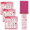 thumbnail image 2 of Valentines Day Bingo Game Cards 24 Players for Kids Party Card Games, School Classroom Games, Love Party Supplies, 2 of 5