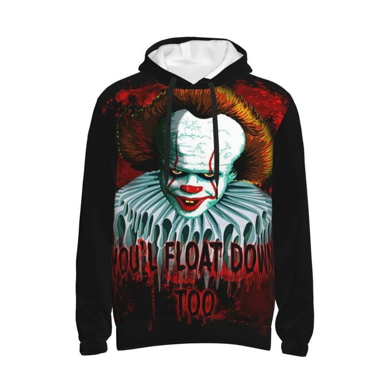 ホットプレート セール Unisex Adult Pennywise Pullover Hoodie With Pocket ミュージシャン