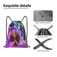 thumbnail image 4 of Zufioo Sac de Sport Monstre à Imprimé Épais, Sac de Gym à Ficelles Lavable en Machine, Sac à Dos à Ficelles Robuste pour Hommes et Femmes-Moyen, 4 of 6