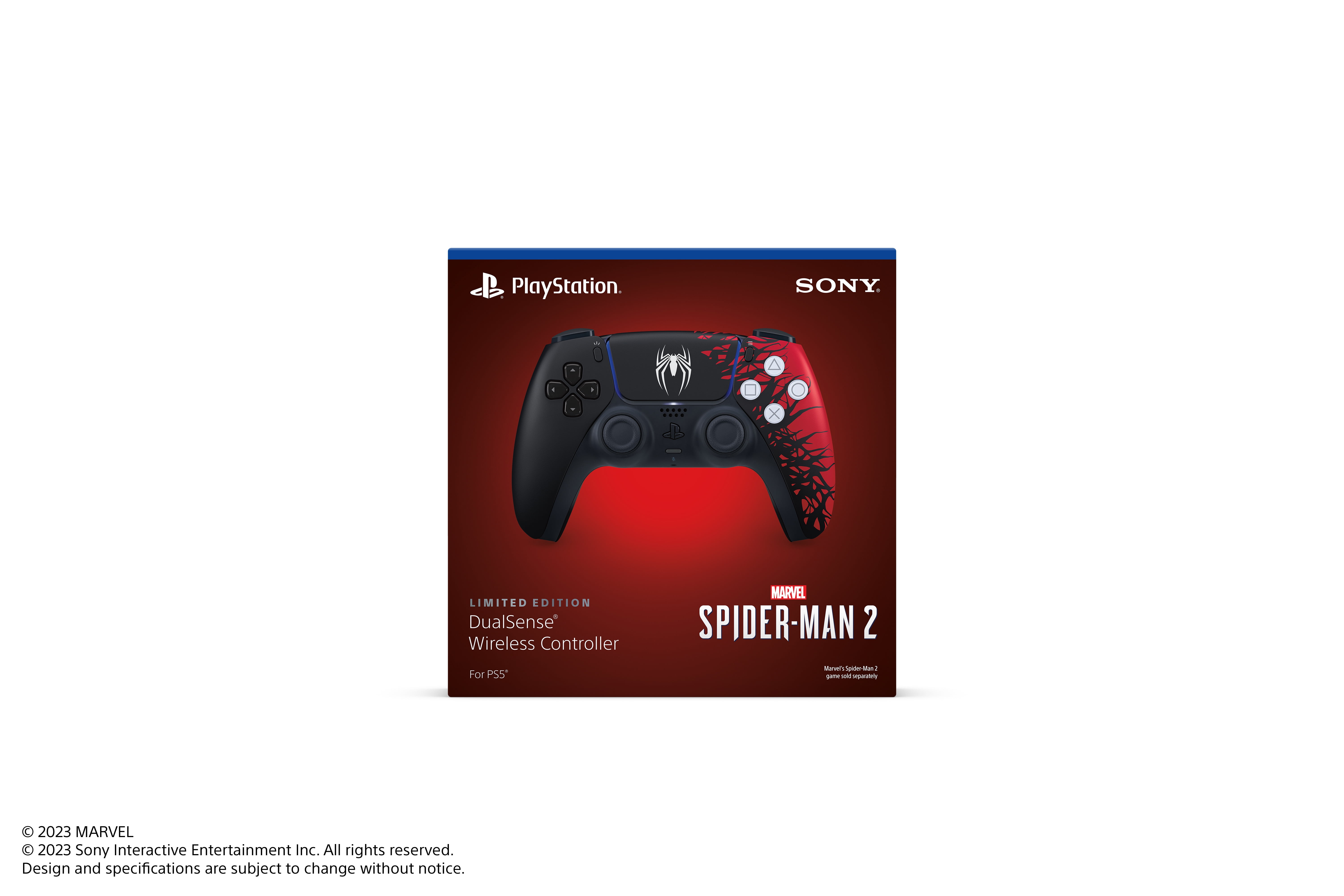 PS5 DualSense Wireless Controller – Marvel's Spider-Man 2 Limited Edition 