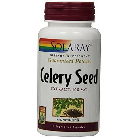 Solaray Celery Seed Extract 100 mg - 30 Vegetarian (Best Celery Seed Extract)