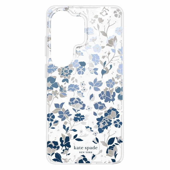 Kate Spade Étui de Protection avec Aimants Bleu Lit de Fleurs pour Samsung Galaxy S26 Ultra