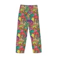 thumbnail image 4 of Kdxio Colorful Dinosaur Print Men's Sleep Pajama Pant Lounge Pants with Pockets, 4 of 8