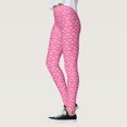 thumbnail image 5 of FASHOFT Womens Valentines Leggings Casual Love Heart Graphic Pants High Waist Tummy Control Comfortable Yoga Tights K L, 5 of 6