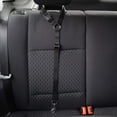 thumbnail image 1 of Paquete de 2 cinturones de seguridad universales para perros, cinturón de seguridad para perros, cinturón de seguridad para coche, color negro, 1 of 2