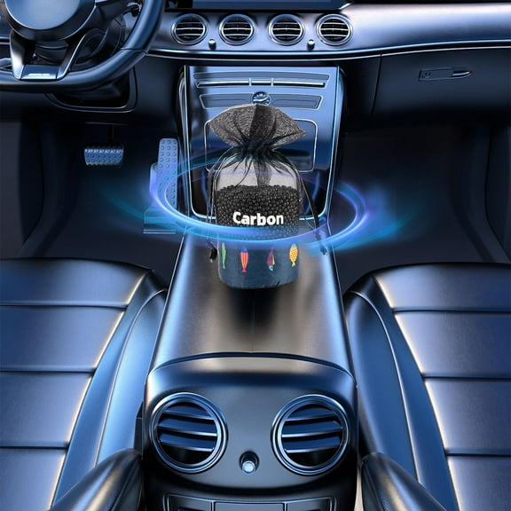 Activated Charcoal Odor Absorber for Car, Closet, Shoe, Basement. Charcoal Odor Absorber for Strong Odor, Bamboo Charcoal Air Purifying Bag Charcoals Deodorizer Eliminator