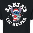 thumbnail image 3 of Lilo & Stitch - Santas Lil Helper - Juniors Cropped Cotton Blend T-Shirt, 3 of 5