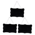 thumbnail image 1 of KAKOWELY chalkboard signs 3pcs Chalkboard Sign Double Sided Erasable Message Board With Hanging String For Home Office Wedding Cafe And Party Use11.81"X7.87"X0.12", 1 of 5