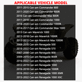 thumbnail image 3 of FAXCARS 9005 HB3 LED Headlight Bulbs for Can Am Renegade Commander Maverick High Beam or Low Beam, 415129249, 6000K White Super Bright Waterproof, Pack of 4, 3 of 5