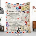 thumbnail image 2 of Yibo Blanket to My Daughter from Mom Dad You are My Sunshine Blanket Ultra Soft Micro Light Weight Warm Bed Blanket, 2 of 7