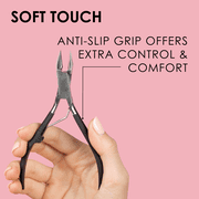 Japonesque Velvet Touch Manicure Nipper, Cuticle Trimmer & Cuticle Remover