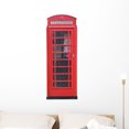 thumbnail image 1 of Traditional Red British Telephone Wall Decal by Wallmonkeys Peel and Stick Graphic (36 in H x 13 in W) WM259611, 1 of 4