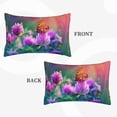 thumbnail image 2 of Naloa Wild flowers of clover and butterfly Pillowcase, Cool Pillowcase, Lightweight, Breathable, Skin Friendly Pillowcase, Hidden Zipper (No pillow core)-14"x20", 2 of 6