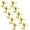 Gold, variant on 10Pcs Heavy Duty Metal Push Pin Hook Zincs Alloy Wall Mount Hangers For Pictures Crafts for Soft Panels