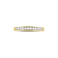 thumbnail image 2 of FB Jewels 14kt Yellow Gold Womens Round Diamond Wedding Channel Set Band 1/4 Cttw Size 9.5, 2 of 4