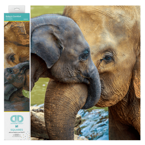 Diamond Dotz Baby's Comfort Diamond Painting Kits for Adults - Diamond Art Kits a Relaxing Creative Craft Kit with Dotz Gems 15x20.5