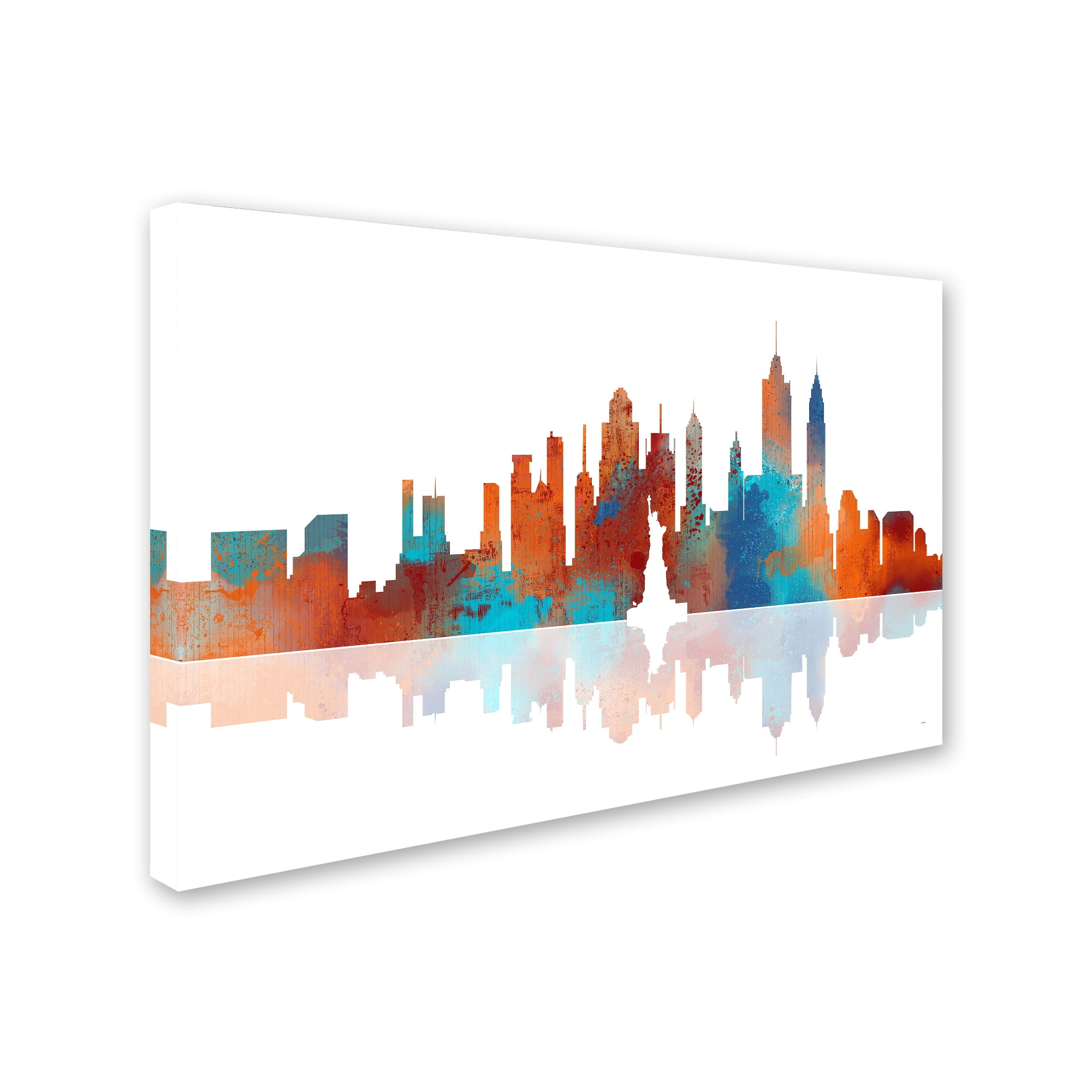 "New York New York Skyline" Canvas Art by Marlene Watson