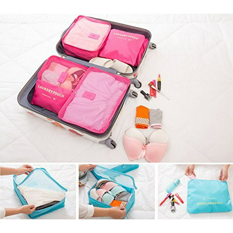9Pcs Clothes Storage Bags Water-Resistant Travel Luggage Organizer