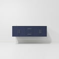 thumbnail image 5 of Geneva 60 in. W x 22 in. D Navy Blue Double Bath Vanity and Cultured Marble Top, 5 of 11
