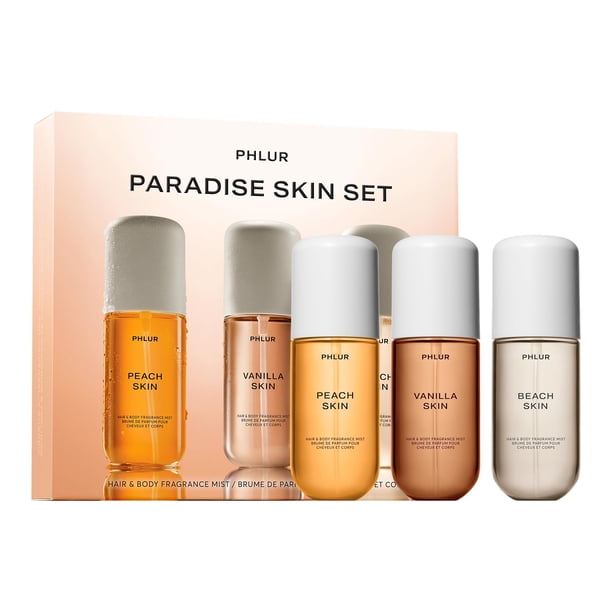 Set de Brumas Corporales PHLUR Paradise Skin Trio 3x90 ml Tamaño de Viaje