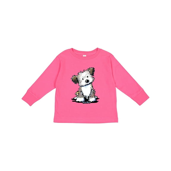 Inktastic Havanese Puppy Boys or Girls Long Sleeve Toddler T-Shirt