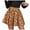 Khaki, variant on ZVNAΖH Skirts for Women Summer Skirts Leopard Printed High Waist Half Skirt Mini Skirt