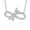 Silver, variant on Silver Dragonfly Infinity Necklace with Sparkling Accents, Classic Chain Pendant Necklace, Timeless Silver-Tone Necklace