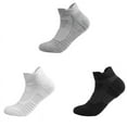 thumbnail image 2 of Sports Socks, Outdoor Breathable Running Hiking Socks Non-Slip Cycling Ankle Socks (Black 39-42), 2 of 3