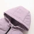 thumbnail image 5 of REDARER Girls Padded Vest Hooded Zip Up Jacket, Winter Warm Insulation Outerwear for Toddlers Kids,7-8 Years, 5 of 9