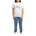 thumbnail image 4 of CafePress - She Who Sleeps With Dogs Pajamas - Women's Short Sleeve Print T-Shirt and Pants Light Cotton Pajama Set, 4 of 7