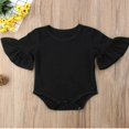 thumbnail image 3 of MesaSe Infant One-Piece Solid Bodysuit Ruffle Sleeveless Backless Swimsuit Flutter Sunsuit Bathing Suit Outfit Summer, 3 of 6