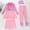 Pink2, variant on YANGXINX Girls Long Sleeve Swimwear 2 Piece Rash Guard Long Sleeve Swimsuit with UPF Sun for Toddler Kid and Youth high waisted swimsuits for girl