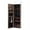 Gray, variant on Aukfa Jewelry Mirror Cabinet Organizer Armoire Wall/Door Mounted Lockable - Brown