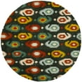 thumbnail image 3 of SAFAVIEH Ikat IKT471A Handmade Charcoal / Multi Rug, 3 of 8