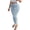 Light Blue, variant on Vedolay Women's Work Pants Womens Elastic Waist Stretch Drawstring Casual Baggy Jeans with Pocket,Black S