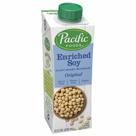 Pacific Foods Enriched Soy Milk Non-Dairy Beverage, 8 fl oz, 24