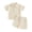 Beige, variant on Boys Toddler Baby Summer Clothes 3 6 12 18 24 Months 2T 3T 4T 5T Boys Outfits Letter Tractor Print Short Sleeve Round Neck T-Shirt 2Pcs Outfit Set(Green,6-12 Months)