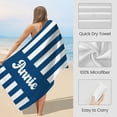 thumbnail image 5 of Personalized Beach Towel for Kids & Adults with Name 400GSM Custom 100% Microfiber Pool Towel Ultra Absorbent Super Soft Towels Personalized Gift for Women Men, 5 of 8
