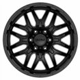 thumbnail image 2 of Ultra 203SB Hunter 17x9 5x127 +10et Satin Black Satin Clear-Coat Wheel Fits select: 2015-2019,2021 JEEP WRANGLER UNLIMITED, 2 of 3