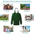 thumbnail image 5 of Gaeub Green Sparkling Boys Hoodie for Kids Sweatshirt Fleece Youth Pullover Hoodie-Medium, 5 of 6