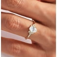 thumbnail image 4 of vylahjewellery 18k Yellow Gold Ring Brilliant 1CT Oval Cut Moissanite Diamond Ring Engagement Ring, 4 of 5